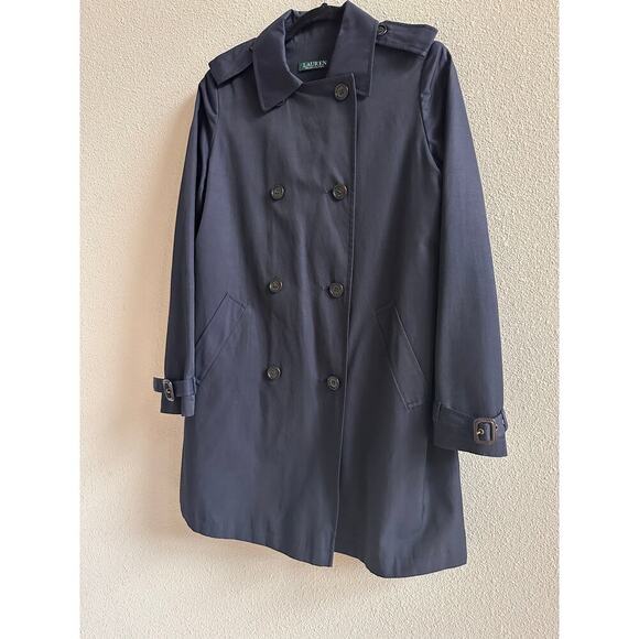 Lauren Ralph Lauren Double-Brested Trench Coat Women's Size Small - Picture 2 of 4